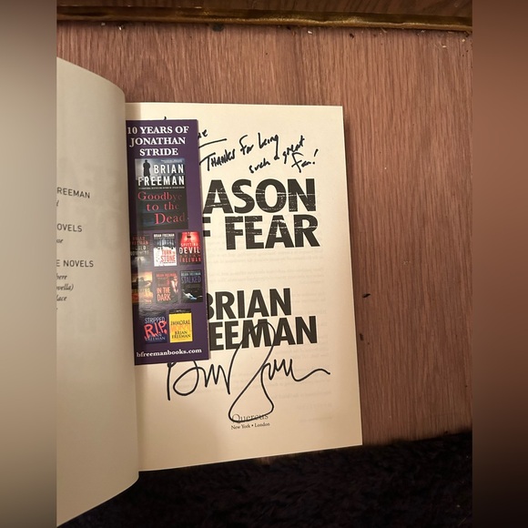 Signed copy, downsizing books 📖 - Picture 2 of 3